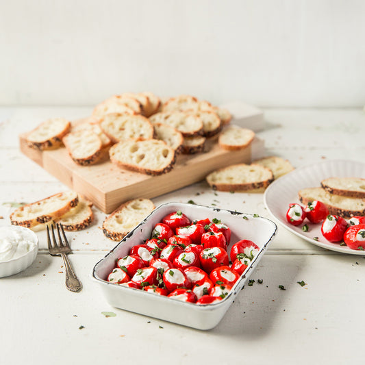 Goat Cheese Stuffed Peppadew Peppers