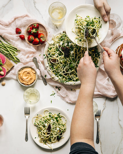 Herbed Pasta with Morel Mushrooms