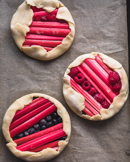 Mini Rhubarb Galettes