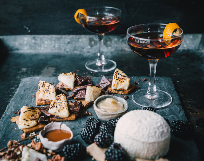 Owl's Hoot Cocktail with Bijou & Coupole