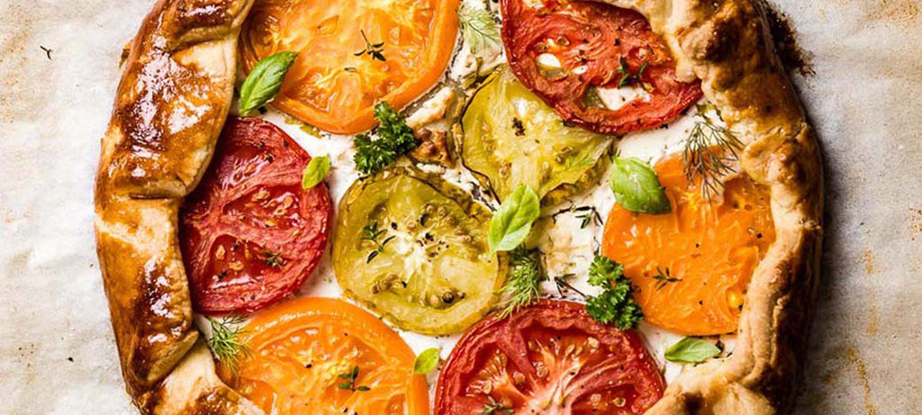 Tomato and Goat Cheese Galette