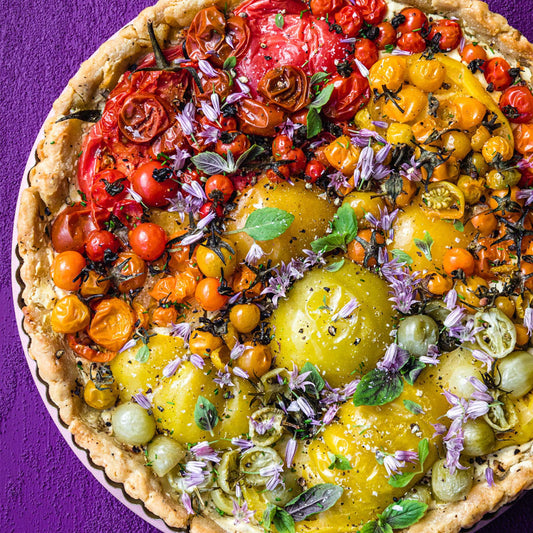 Crème Fraîche Tomato Tart