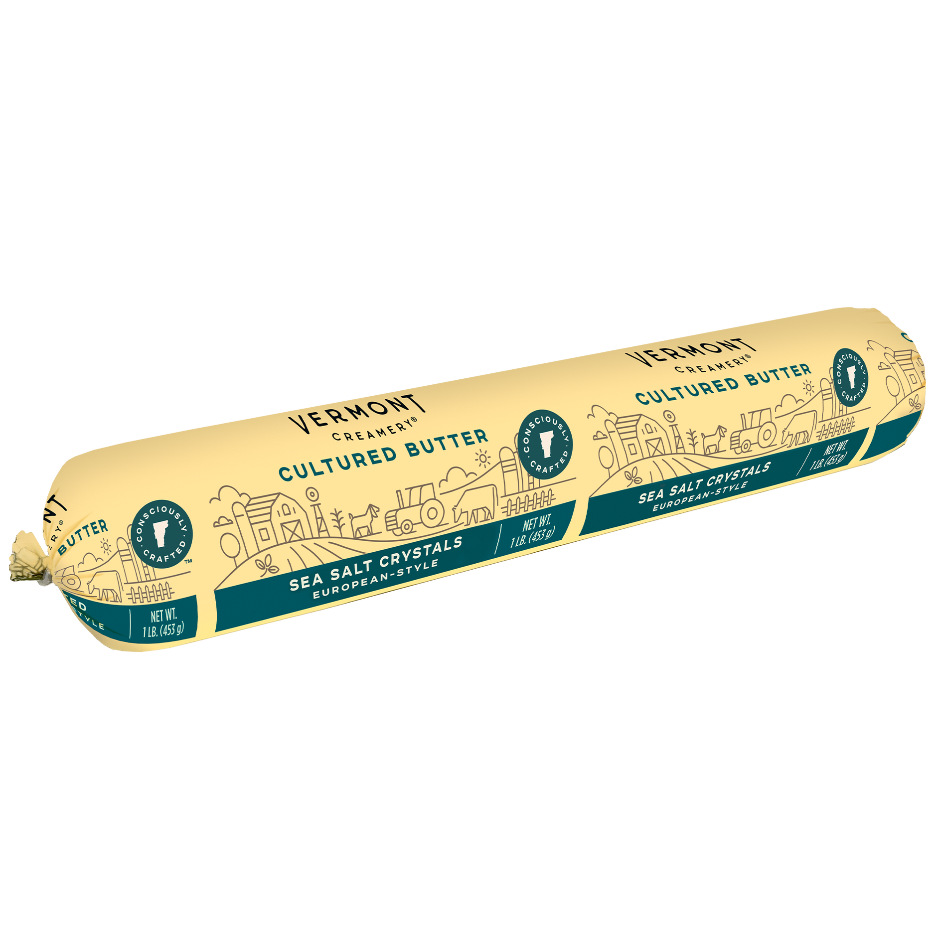 Sea Salt 1 lb. Cultured Butter